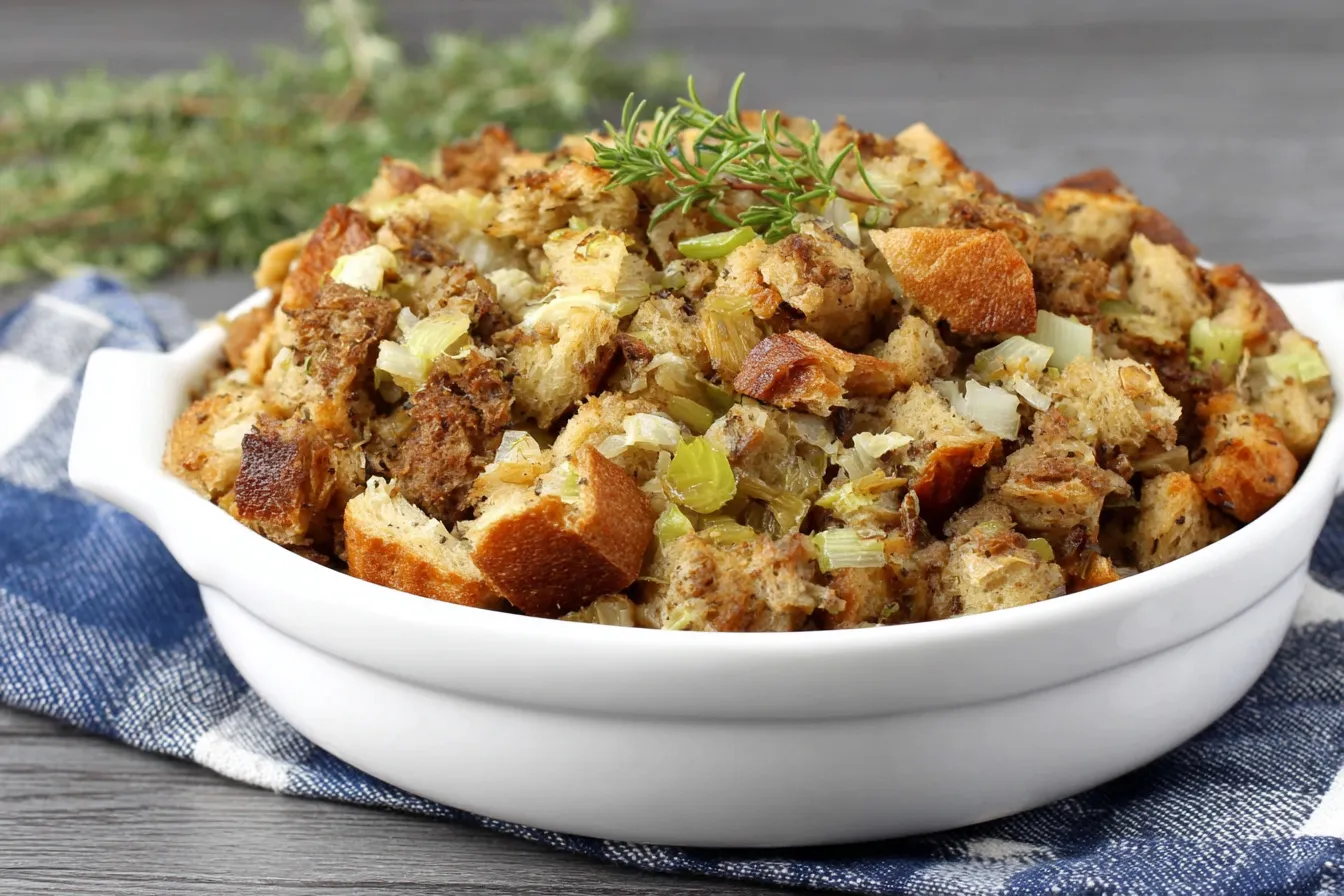 Free Up Oven Space: Easy Slow Cooker Stuffing for Holidays